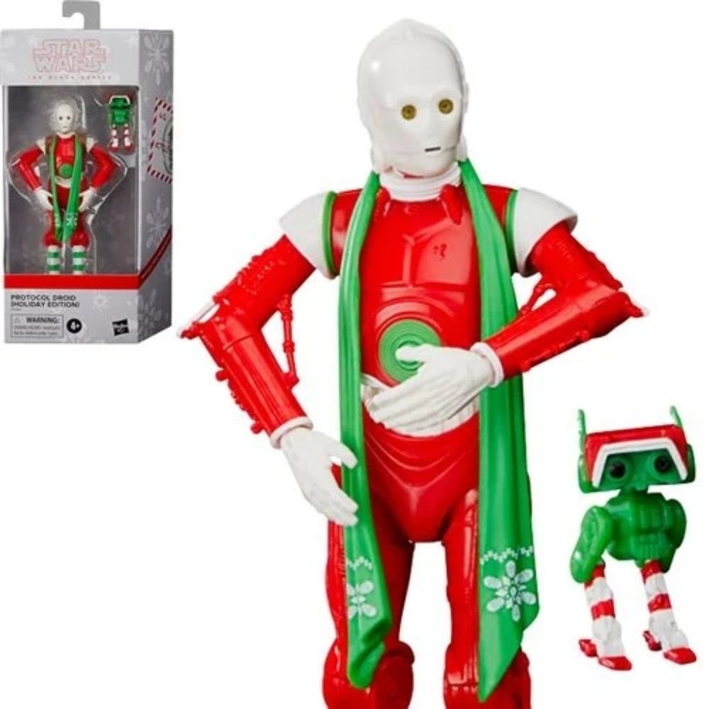 NEW!  Star Wars The Black Series Holiday Edition Protocol Droid 6-Inch Figure